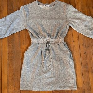 Popsugar sweatshirt half sleeve  dress with pockets